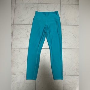 Alo yoga 7/8 airlift leggings turquoise blue